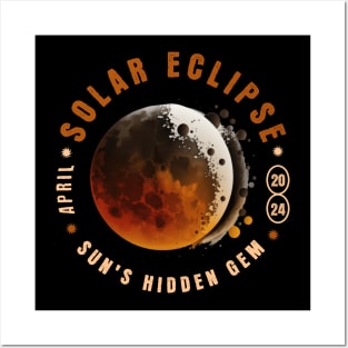 Solar Eclipse Suns Hidden Gem Posters and Art